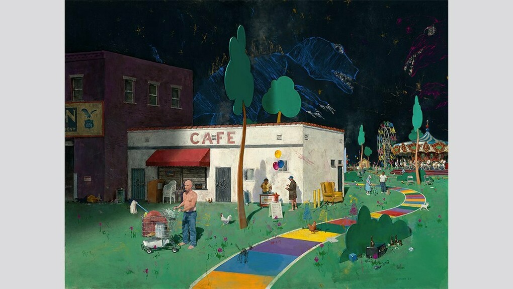 John Brosio, 2021, Oil on Canvas, 2020, 36 x 48. Courtesy of the artist and Arcadia Contemporary 