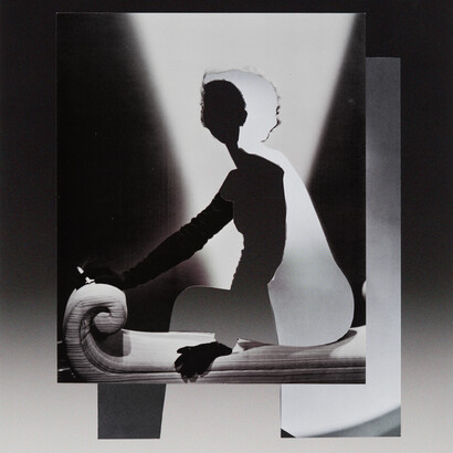 John Stezaker, Spell, 2022, collage. Courtesy of the artist and Petzel Gallery