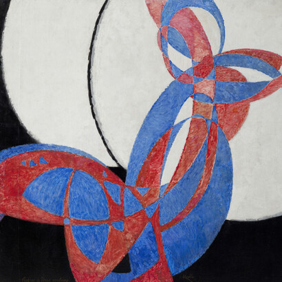 František Kupka, Amorpha, Fugue in Two Colours, 1912, oil, canvas, 211 × 220 cm, National Gallery Prague