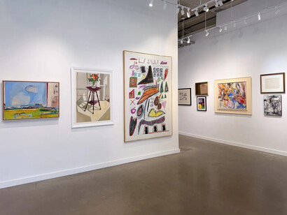 Various artists, Making space: American women artists and the century of change, exhibition view. Courtesy of Lincoln Glenn Gallery