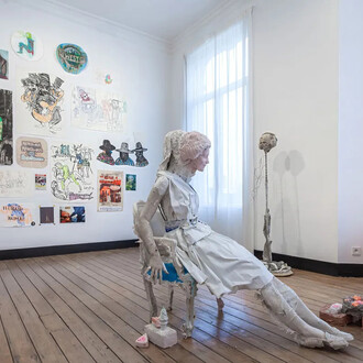Folkert de Jong, Old DNA, vue de l’exposition. Avec l’aimable autorisation de la galerie Christophe Gaillard