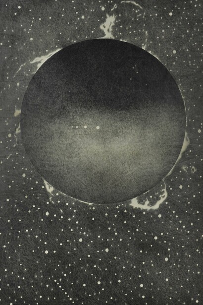 Omar Galliani, RiflessiI (dettaglio), 2022-2023. Per gentile concessione di CSArt - Comunicazione per l'Arte 