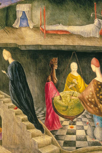 Leonora Carrington. A casa em frente, 1945 