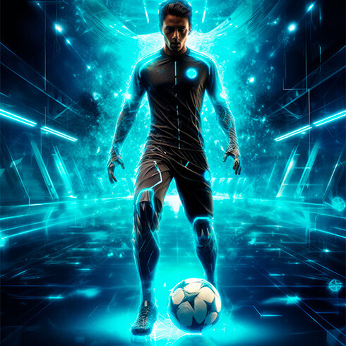 Jogador de futebol futurista construído com AI. São estes os “formadores de opinião” que julgam saber mais que um Rivellino