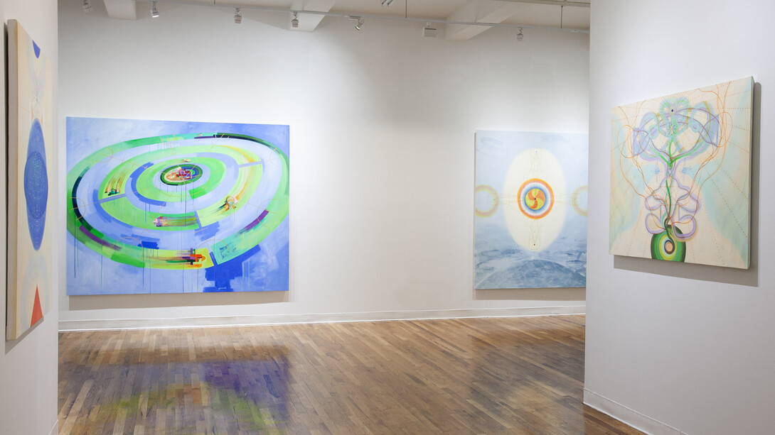 Emily Cheng, Intercodex, 2023, installation view. Courtesy the artist and VillageOneArt, NYC