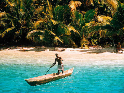 Un pêcheur à Nosy-be