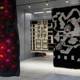 Rug Trip I: Morocco, Exhibition view. Courtesy of Plusdesign