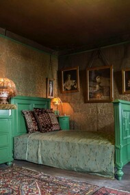 Camera da letto delle stanze della Clausura, Vittoriale, Gardone Riviera, Italia. Credito fotografico: Marco Beck Peccoz