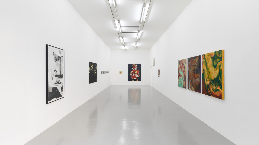 Various artists, The rosy crucifixion, exhibition view. Courtesy of Galleria Massimo Minini