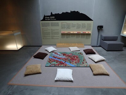 Graz 1699, exhibition view. Courtesy of Archaeology Museum
