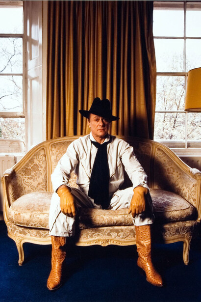 David Gamble, Tony Curtis, dettaglio, 1986, Galleria civica di Modena