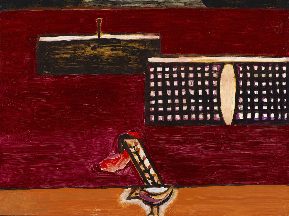 Andrzej Jackowski, Untitled V, 2014, Oil on Wood, 40.3 x 503 cm