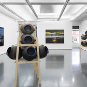 Manuel Chavajay, Rupeequul kaajuleew / Vientre de los cosmos (the womb of the cosmos), exhibition view. Courtesy of Pedro Cera. Photo by Bruno Lopes