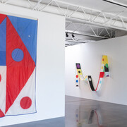 Reed Anderson, Flagworks 2017-2024, exhibition view. Courtesy of Barry Whistler Gallery