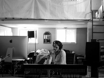 A Podcast studio
