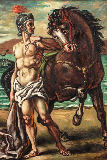 Giorgio de Chirico, Perseo con il cavallo, seconda metà anni 40