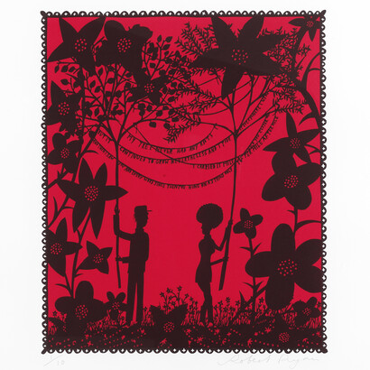 Rob Ryan, My Tree Never Had Any Roots, screenprint, 2013 © and Courtesy the artist
