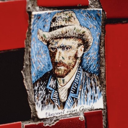 Vincent van Gogh, "Autoportrait au chapeau de paille" 