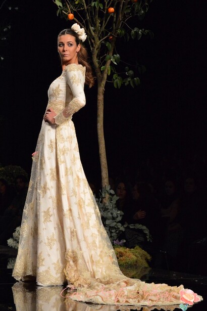 Vestido de novia diseñado por Aurora Gaviño