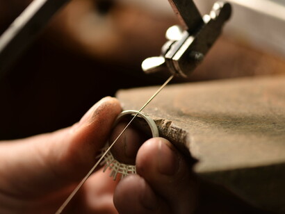La lavorazione dell’oro qui segue tutti i passaggi