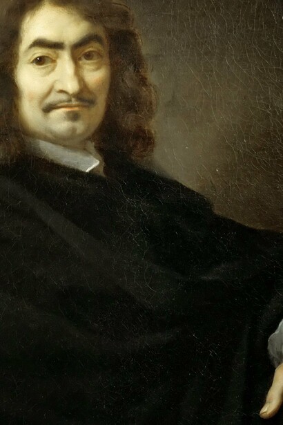 "Retrato presumiblemente de René Descartes", óleo sobre lienzo, Sébastien Bourdon, circa 16250 - 1650
