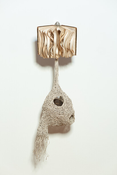 Jukhee Kwon, Where I can rest, 2023. Paper (1 book) 90 x 47 x 30 cm © Jukhee Kwon. Courtesy The Artist and October Gallery, London. Photo © Jonathan Greet