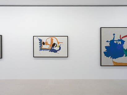 Helen Frankenthaler, Exhibition view. Courtesy of Gagosian