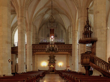 St. Martin's Cathedral (Slovak: Katedrála svätého Martina, Dóm svätého Martina; Hungarian: Szent Márton-dóm, Koronázó templom; German: Kathedrale des Heiligen Martin) is a landmark Gothic church in Bratislava, Slovakia, and the official cathedral of the Archdiocese of Bratislava