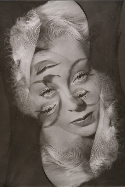 Philippe Halsman, Expérimentation pour un portrait de femme, 1931-1940, Archives Philippe Halsman. © 2015 Philippe Halsman Archive / Magnum Photos