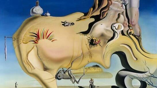 Salvador Dalí, Visage du grand Masturbateur, 1929, óleo sobre lienzo, 110x150 cm, Museo National Centro de Reina Sofía