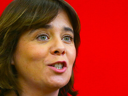 Catarina Martins, coordenadora nacional do Bloco de Esquerdas