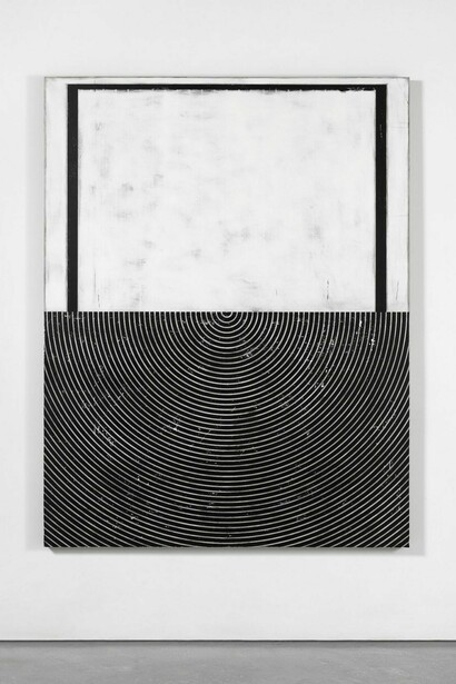 Davide Balliano (b.1983), Untitled, 2016, Plaster, gesso & lacquer on wood, 72 x 56 inches, 182.9 x 142.2 cm, Inv# 10328.