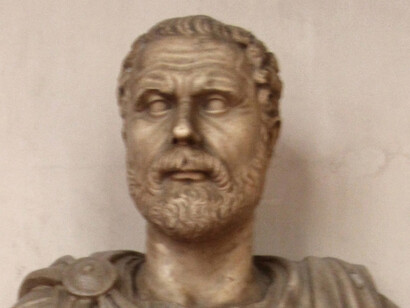 Demostene (384 a.C. – 322 a.C.), politico e oratore ateniese