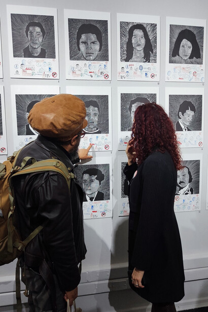 ¿Dónde estoy? Vista de exhibición. Cortesía del Museo de la Memoria y los Derechos Humanos