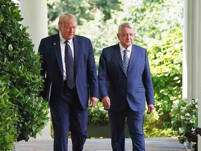 The faces of Trump and López Obrador tell a story of two nations at a crossroads, with decisions made today shaping the future of millions in both countries