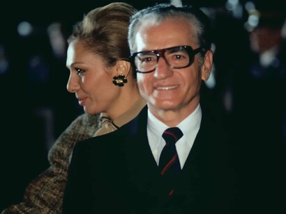Mohammad Reza Pahlavi and wife Farah Diba