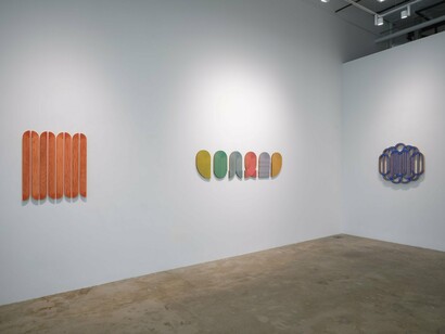 Ryan Goolsby, current, exhibition view. Courtesy of Erin Cluley Gallery