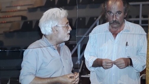 Guido Levi con Luca Ronconi 