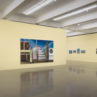 Andreas Schulze and Salvo, About painting, exhibition view. Courtesy of Sprüth Magers