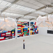 Pascale Marthine Tayou, Tchâm: Confidences, exhibition view. Courtesy of Galleria Continua