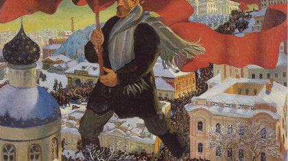 «Bolshevik» (1920), Boris Kustodiev