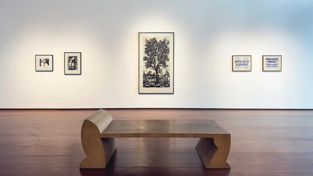 William Kentridge, Works on paper, 2000-2018, exhibition view. Courtesy of Greg Kucera Gallery