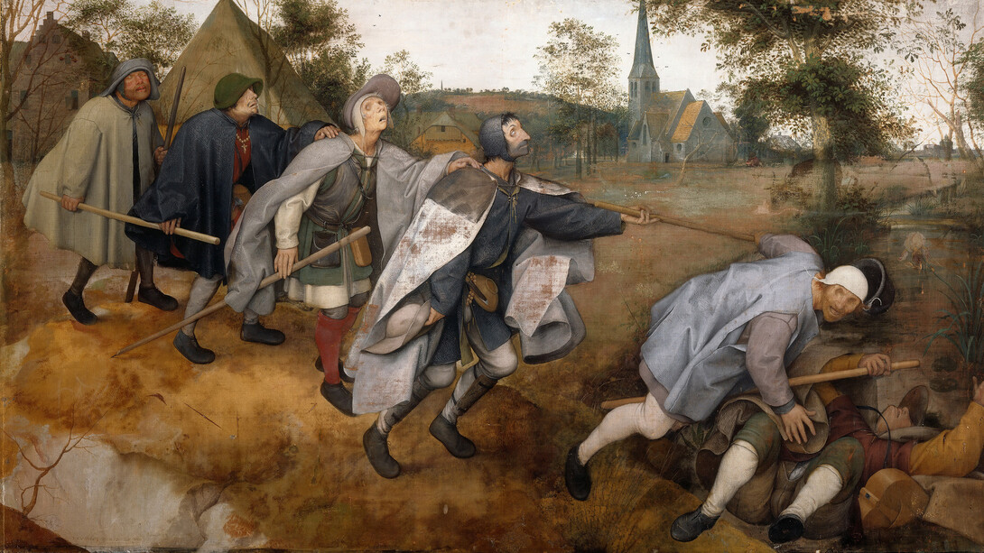 Pieter Bruegel il Vecchio, La parabola dei ciechi, Museo nazionale di Capodimonte, Napoli
