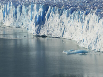 Melting glacier