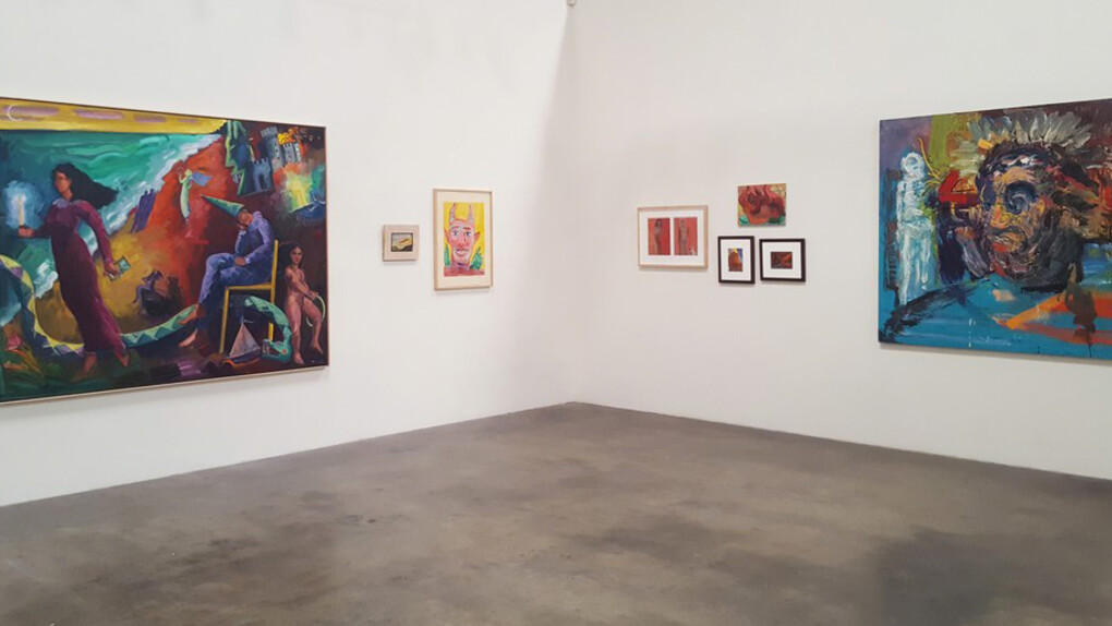 Carlos Almaraz & Elsa Flores Almaraz, Exhibition view. Courtesy of Craig Krull Gallery