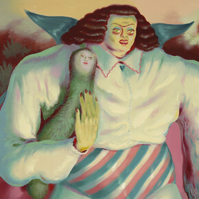 Ryan Heshka, The satin creeper. Courtesy of Corey Helford Gallery