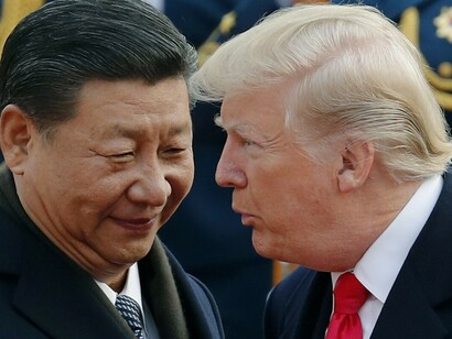 Xi Jinping and Donald Trump