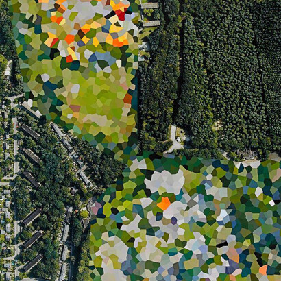 Mishka Henner, Prins Maurits Army Barracks, Ede, Gelderland (2011). Courtesy of Centre Pompidou