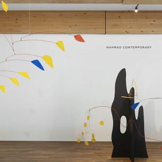 Alexander Calder, Calder in flight, exhibition view. Courtesy of Nahmad Contemporary