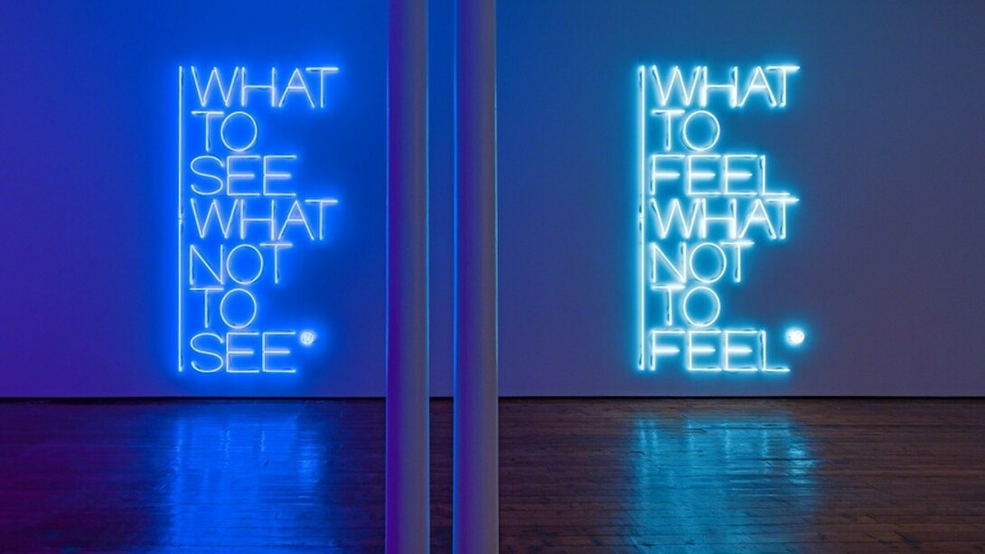 What to see what not to see, Exhibition view. Courtesy of Galleria Fumagalli